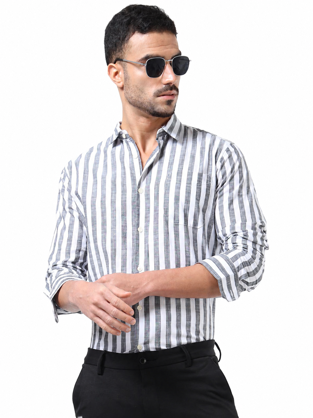 Black Stripe Shirt – STC Fashion