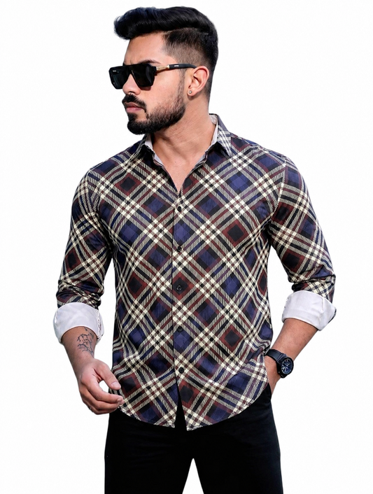 Brown Check Shirt – STC Fashion