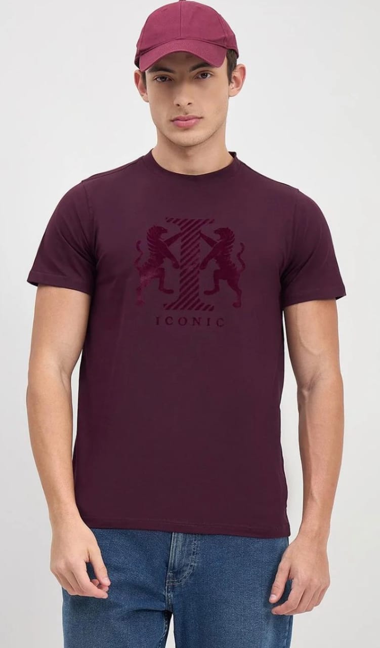 Burgundy Iconic T-Shirt – KIXOR