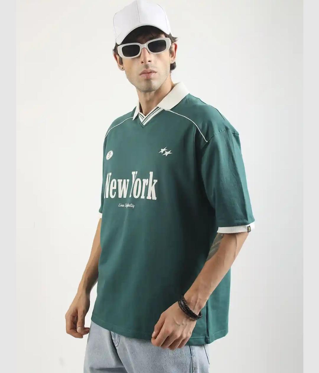 Green New York T-Shirt – KIXOR