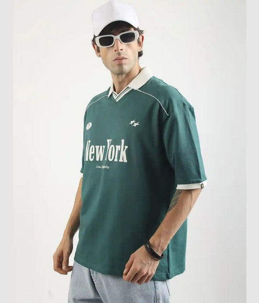 Green New York T-Shirt – KIXOR