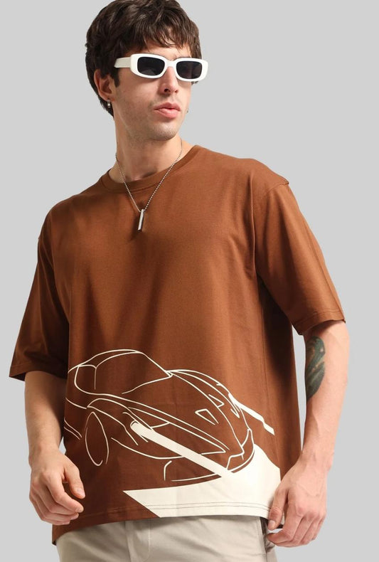 Rust Brushstroke T-Shirt – KIXOR