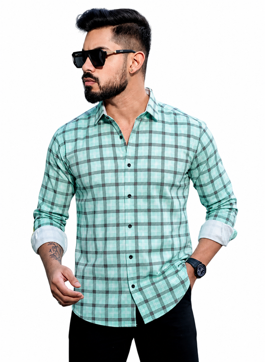 Mint Check Shirt – STC Fashion