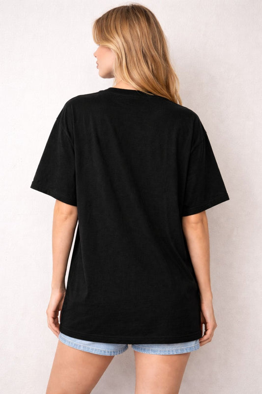 Black Chilli Graphic T-Shirt for women