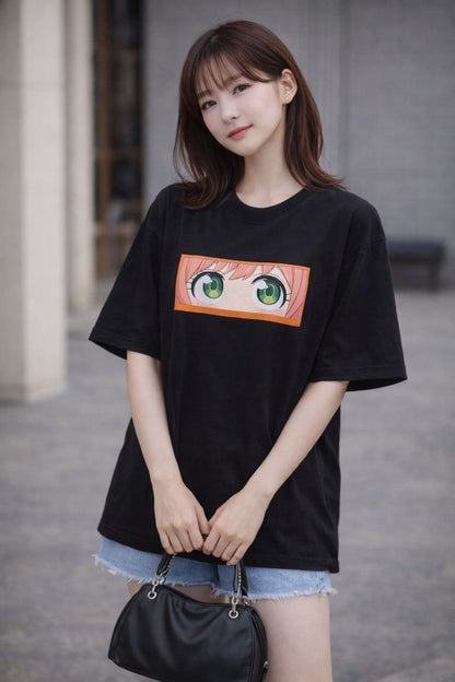 Black Girl Eye Graphic T-Shirt for women