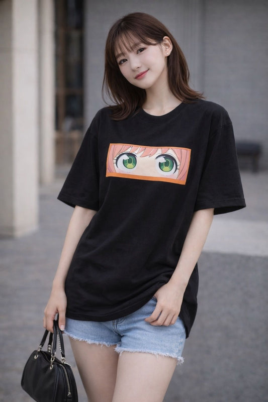 Black Girl Eye Graphic T-Shirt for women
