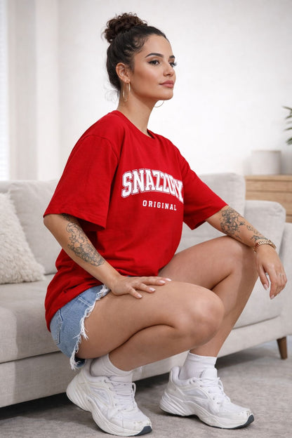 Red Snazzory Original T-Shirt for women