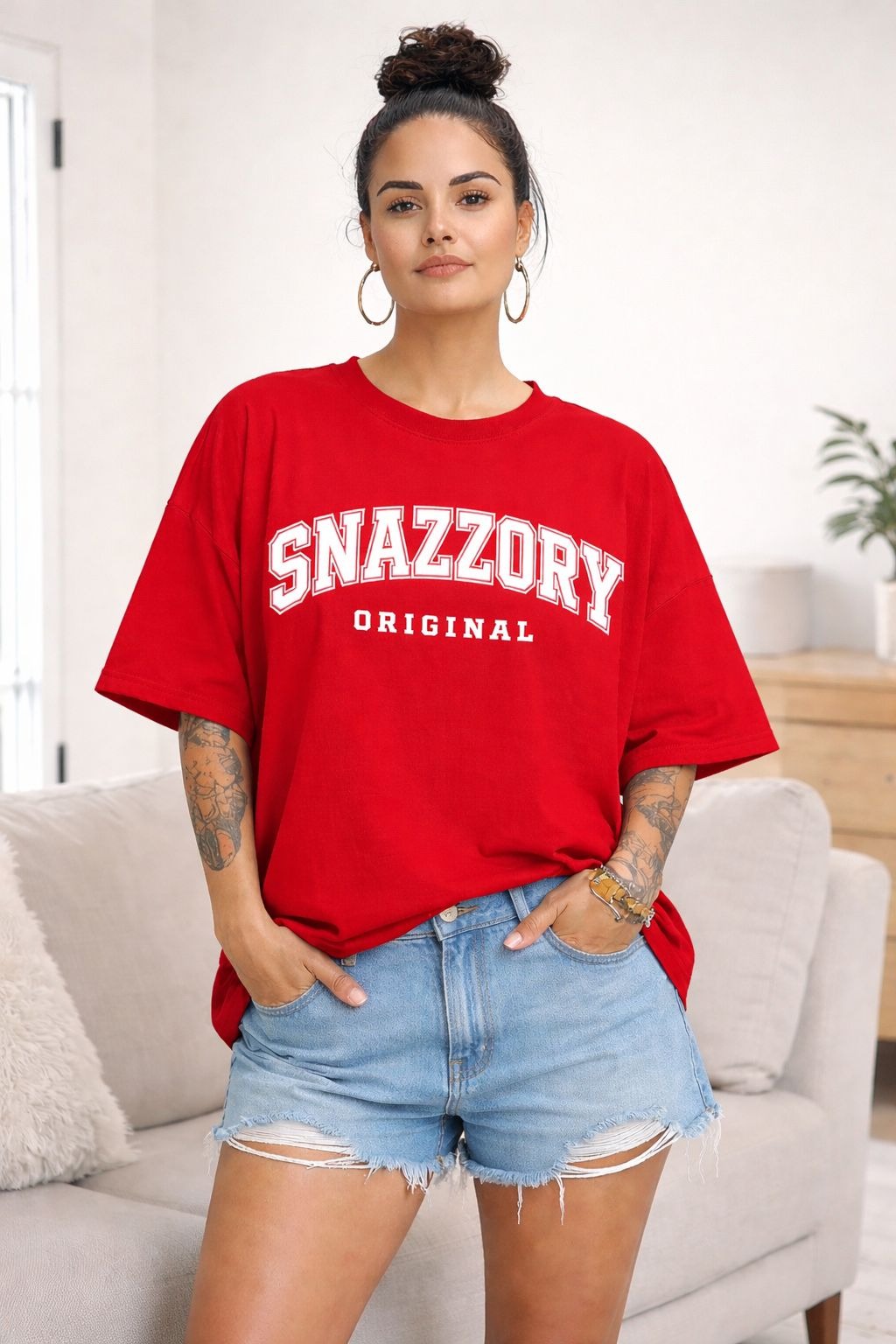 Red Snazzory Original T-Shirt for women