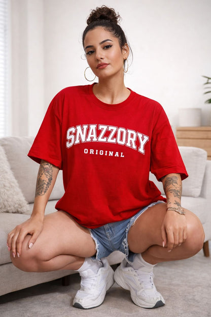 Red Snazzory Original T-Shirt for women