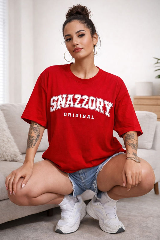 Red Snazzory Original T-Shirt for women